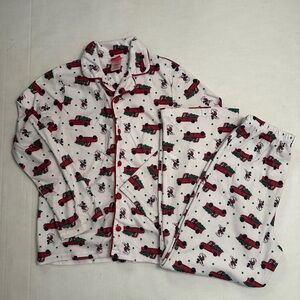 Kids Disney Christmas Mickey Mouse Themed Pajamas. Size 12